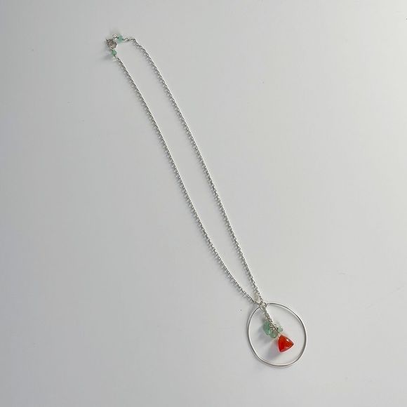 Jewelry - Sterling Silver and Semi Precious Stones Necklace